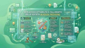 società in house e non assoggettabilità a fallimento